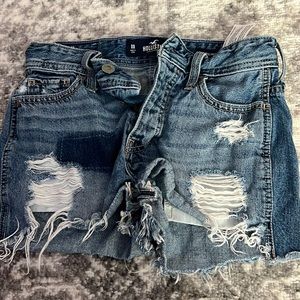 Hollister jean shorts